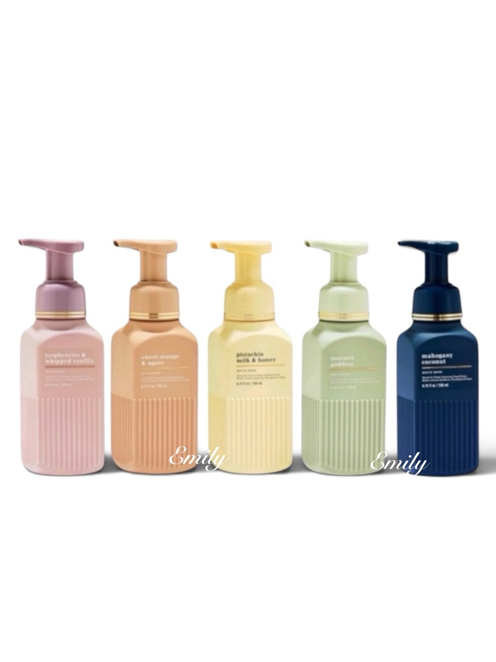 5X Bath & Body Works LUXE Foaming Hand Soap 8.75 fl oz Collection Set Bundle